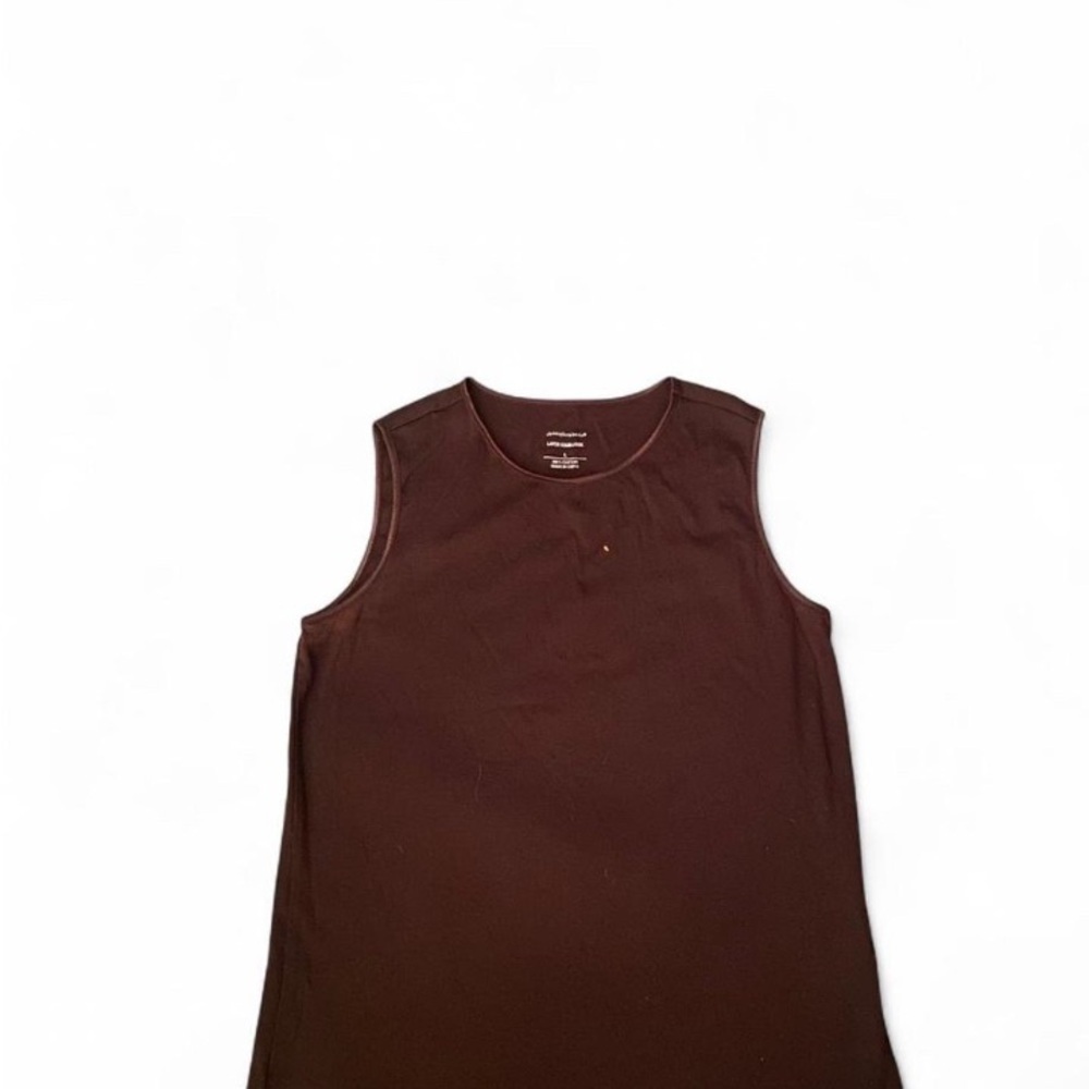Christopher & Banks Red Fitted Sleeveless Tank Top